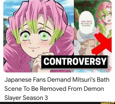 Fans want Demon Slayer season 3 to exclude Mitsuris bath scene